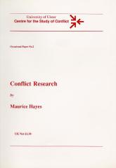 Conflict Research frontispiece