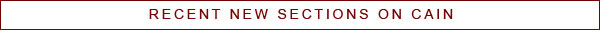 Table heading - New Sections of CAIN Web Site
